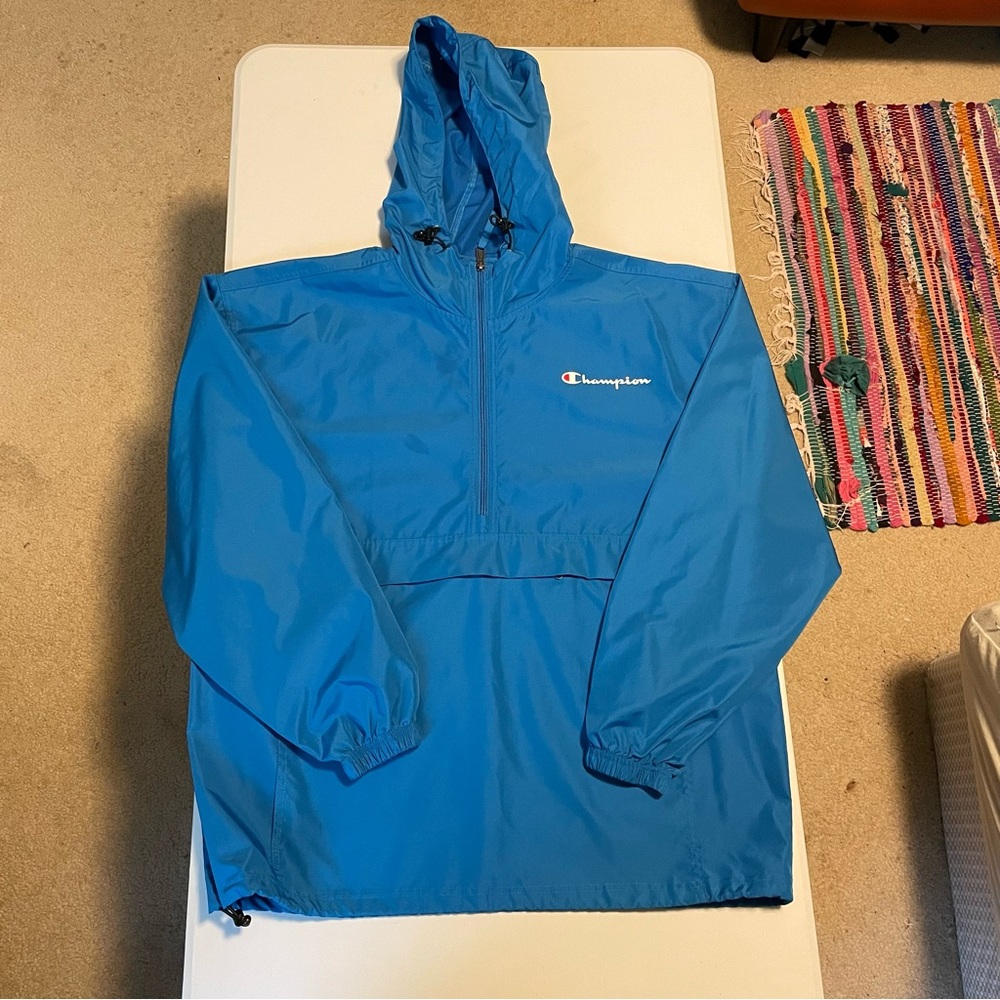 Champion Men's Packable Recycled Windbreaker Jacket Men’s Large